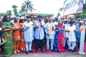 Bayelsa Governor, Diri, Inaugurates 12.5km Ikot Akpan Afaha-Ikot Oku Usung Road Project in Akwa Ibom