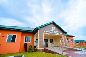 Gov Eno Opens Model Primary School in Oron, Vows to Patronise Only Hardworking People