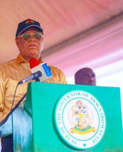 Governor Eno Inaugurates 10.4KM Idoro – Ukpom Abak Road